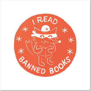 i read banned books Posters and Art